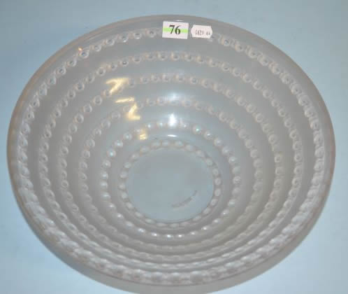 R. Lalique Fleurville Bowl