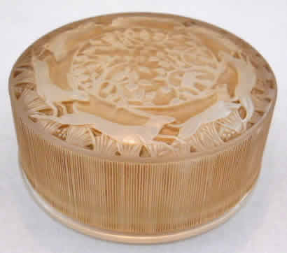R. Lalique Fontainebleau Powder Box