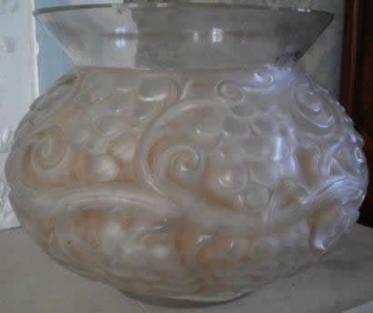 R. Lalique Fontainebleau Vase