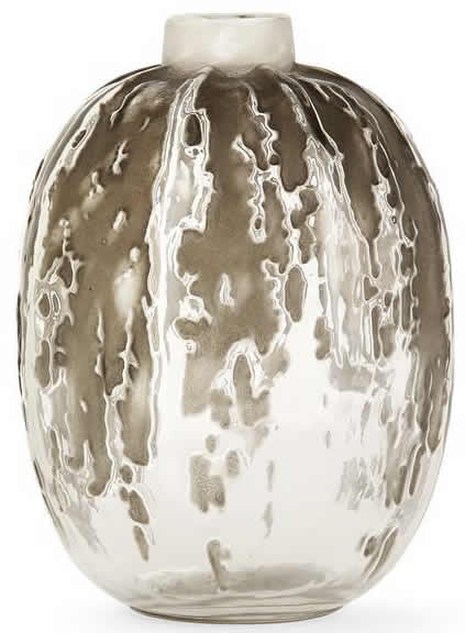 R. Lalique Fontaines Covered Vase