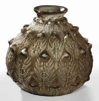 R. Lalique Fougeres Vase