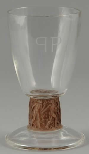 R. Lalique Frise Personnages Glass