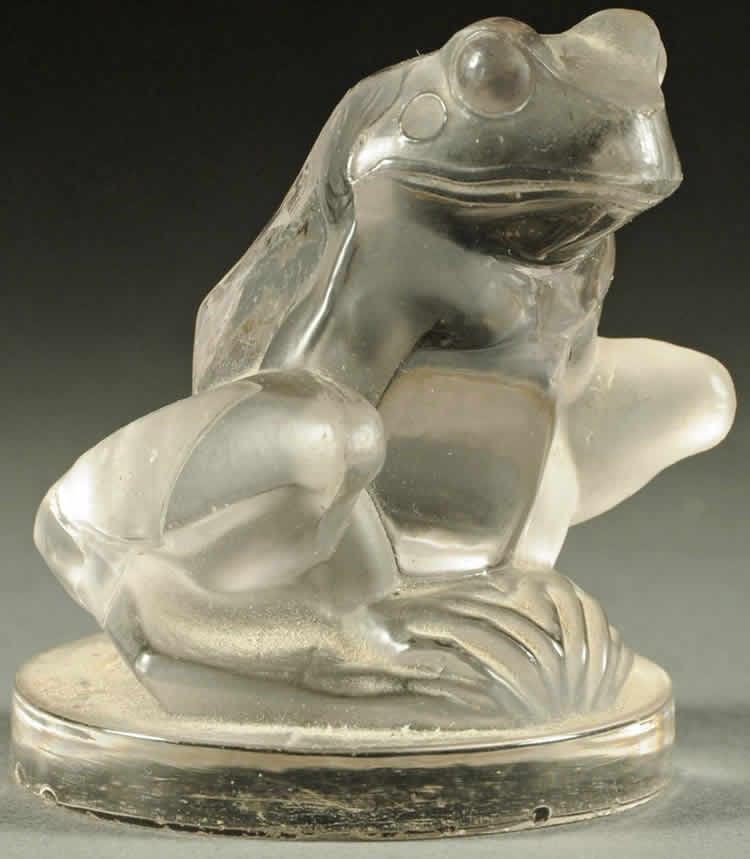 R. Lalique Frog Mascot