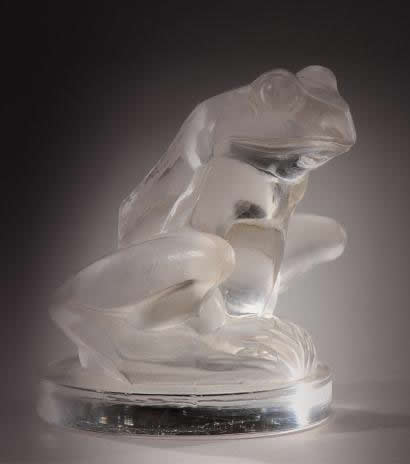R. Lalique Frog Car Mascot