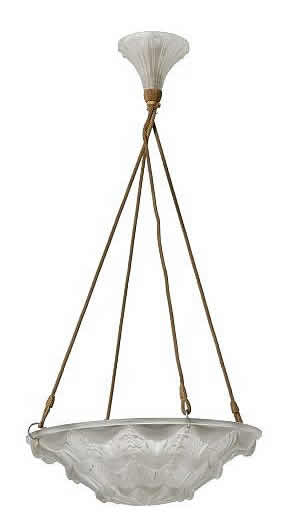 R. Lalique Gaillon Light Fixture