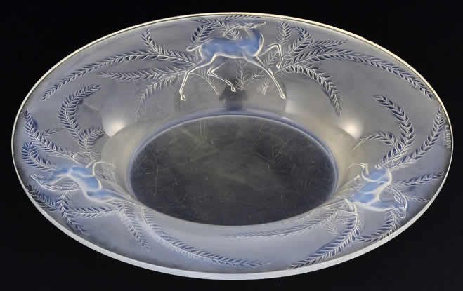 R. Lalique Gazelles Bowl