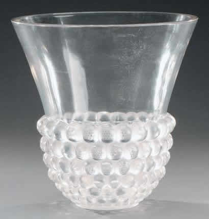 R. Lalique Graines Vase