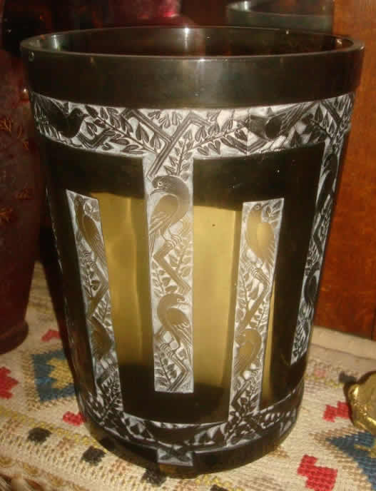 R. Lalique Grimpereaux Vase