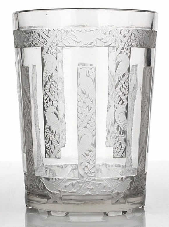R. Lalique Grimpereaux Vase