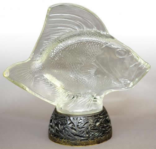 R. Lalique Gros Poisson Vagues Decoration