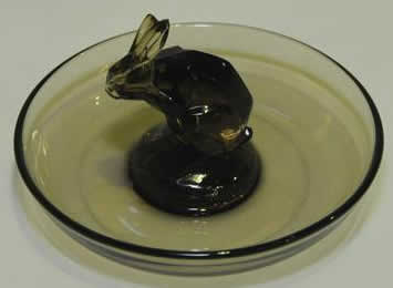 R. Lalique Hare Ashtray