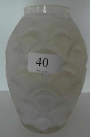 R. Lalique Herblay Vase
