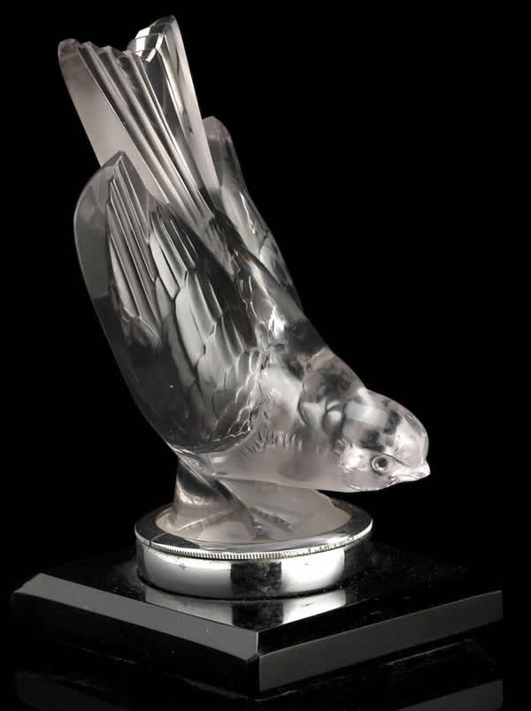 R. Lalique Hirondelle Bookend