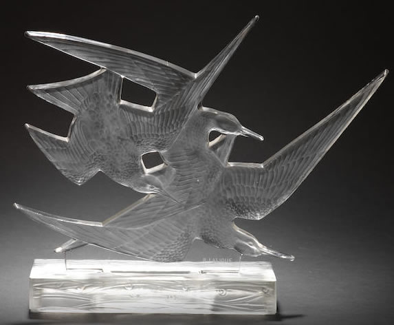 Rene Lalique Hirondelles-3 Decoration