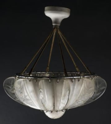 R. Lalique Hirondelles Lustre