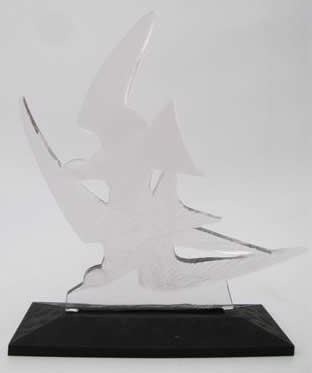 R. Lalique Hirondelles Table Decoration