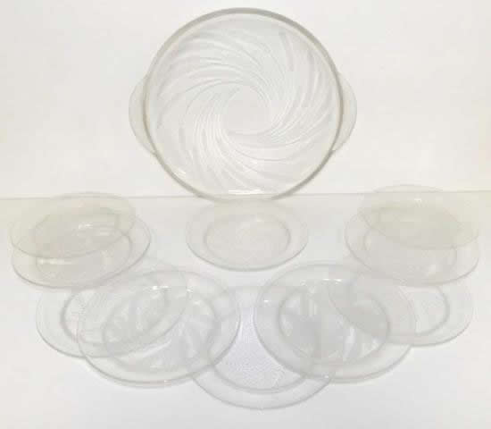 R. Lalique Hortense-2 Plate