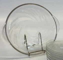 R. Lalique Hortense-2 Serving Tray
