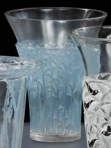 R. Lalique Ibis Vase