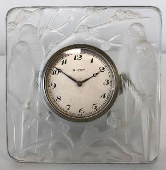 R. Lalique Inseparables Pendulette