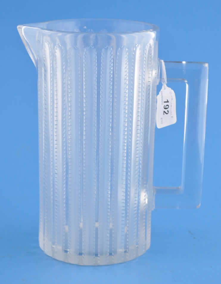 R. Lalique Jaffa Pitcher