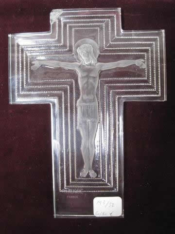 R. Lalique Jesus Christ Statue