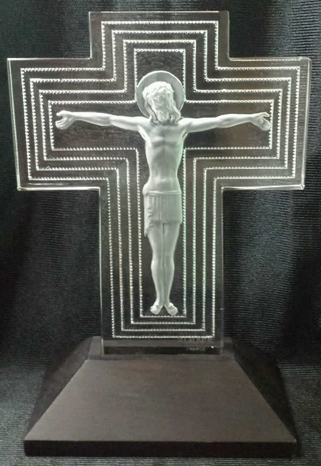 R. Lalique Jesus Christ Statue