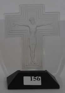 R. Lalique Jesus Christ Statue