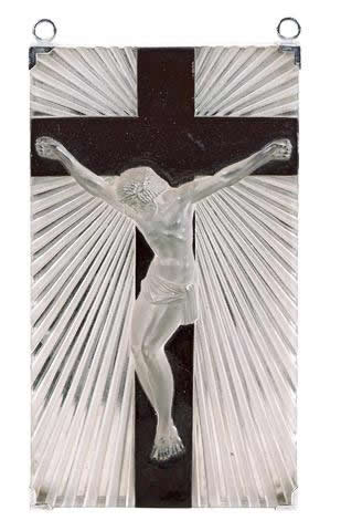 R. Lalique Jesus Statue