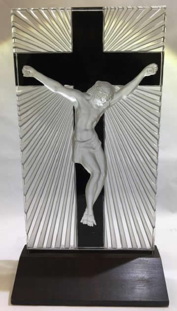 R. Lalique Jesus Statue