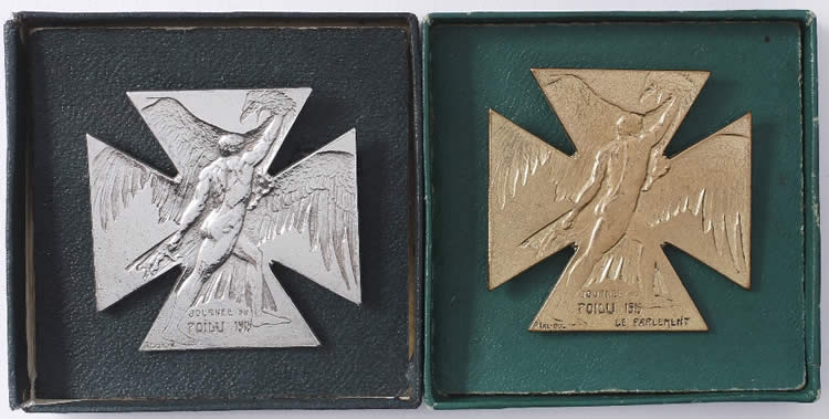 R. Lalique Journee Du Poilu Brooch