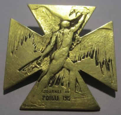 R. Lalique Journee Du Poilu Brooch
