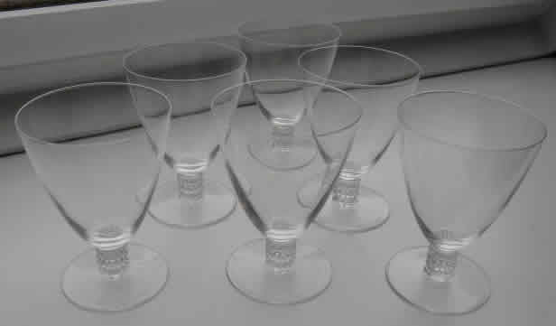 Rene Lalique Kobe Stemware 