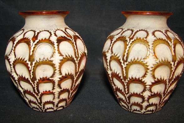 R. Lalique Laiterons Vase