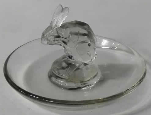 R. Lalique Lapin Ashtray