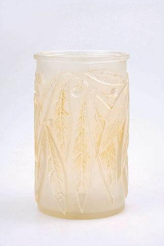 R. Lalique Laurier Vase