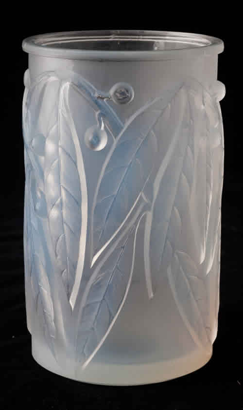 R. Lalique Laurier Vase