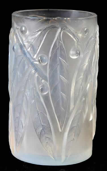 R. Lalique Laurier Vase