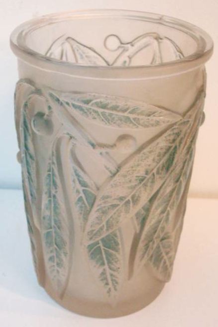 R. Lalique Laurier Vase