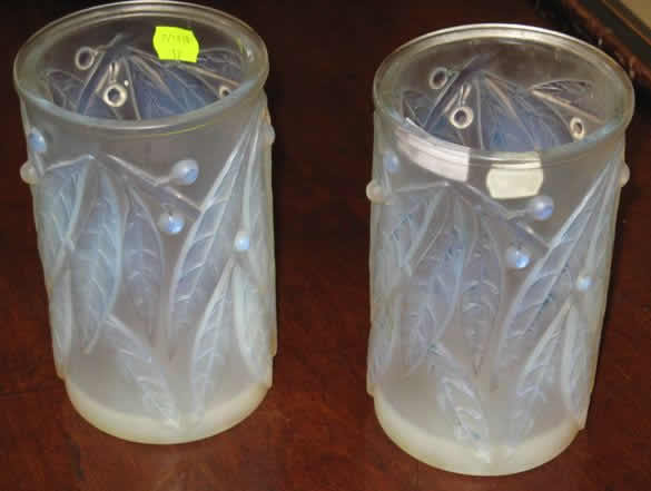 R. Lalique Laurier Vase