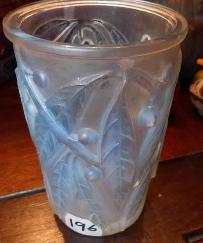 R. Lalique Laurier Vase
