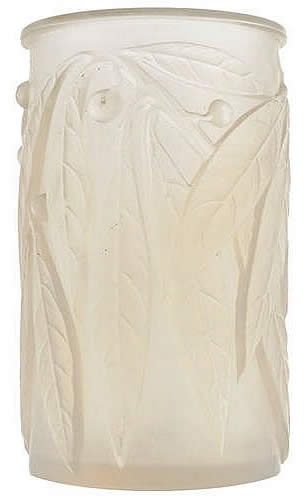 R. Lalique Laurier Vase
