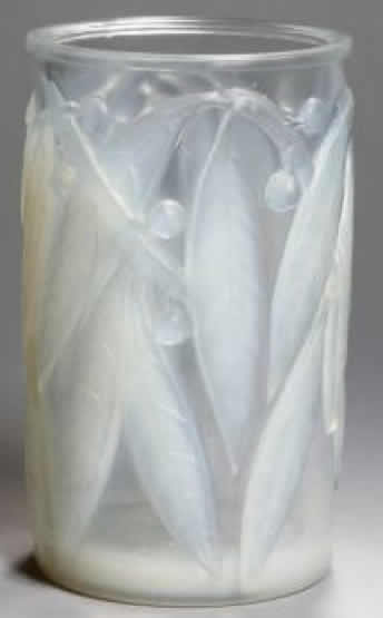 R. Lalique Laurier Vase