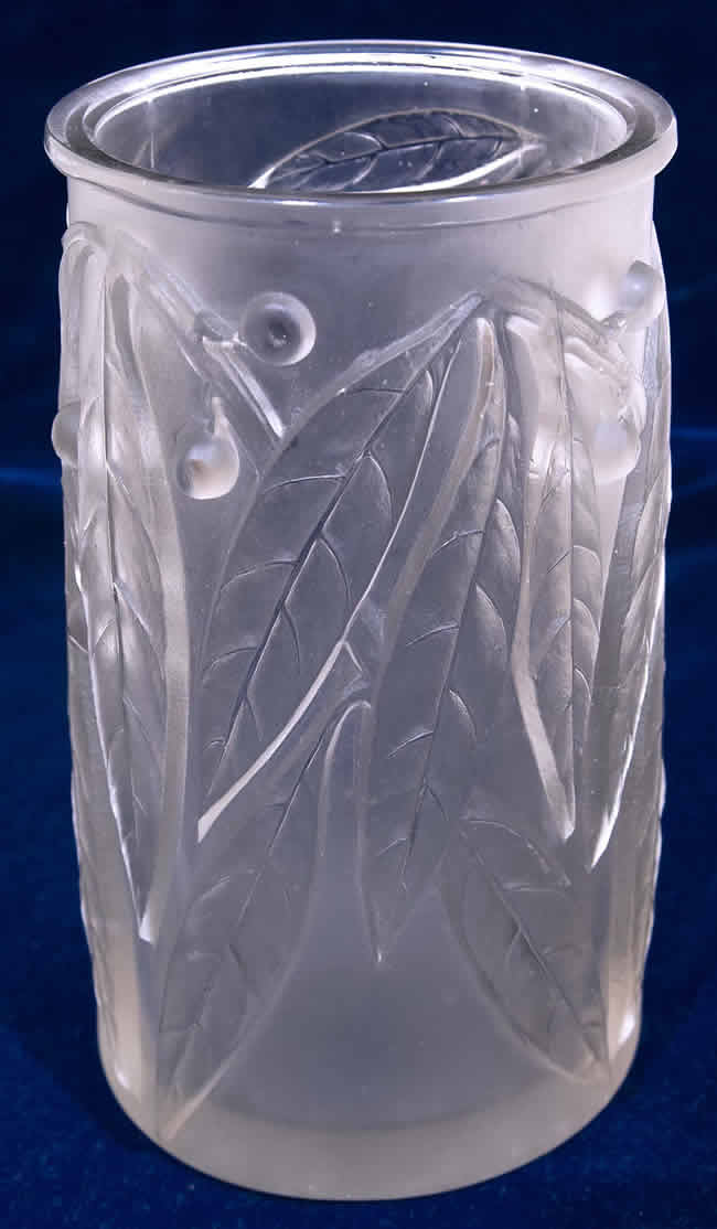 R. Lalique Laurier Vase