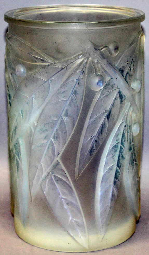 R. Lalique Laurier Vase