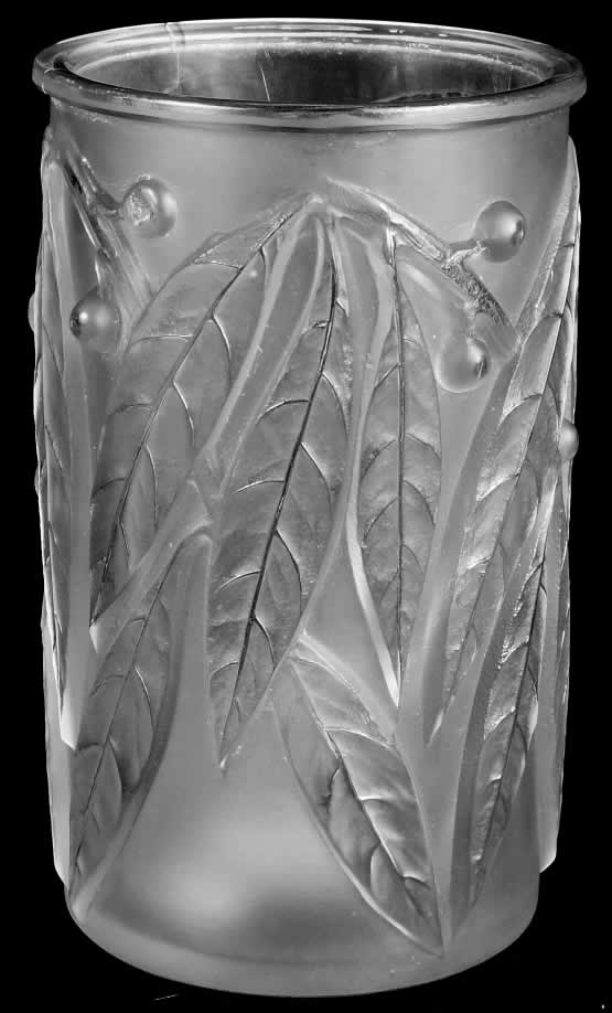 R. Lalique Laurier Vase