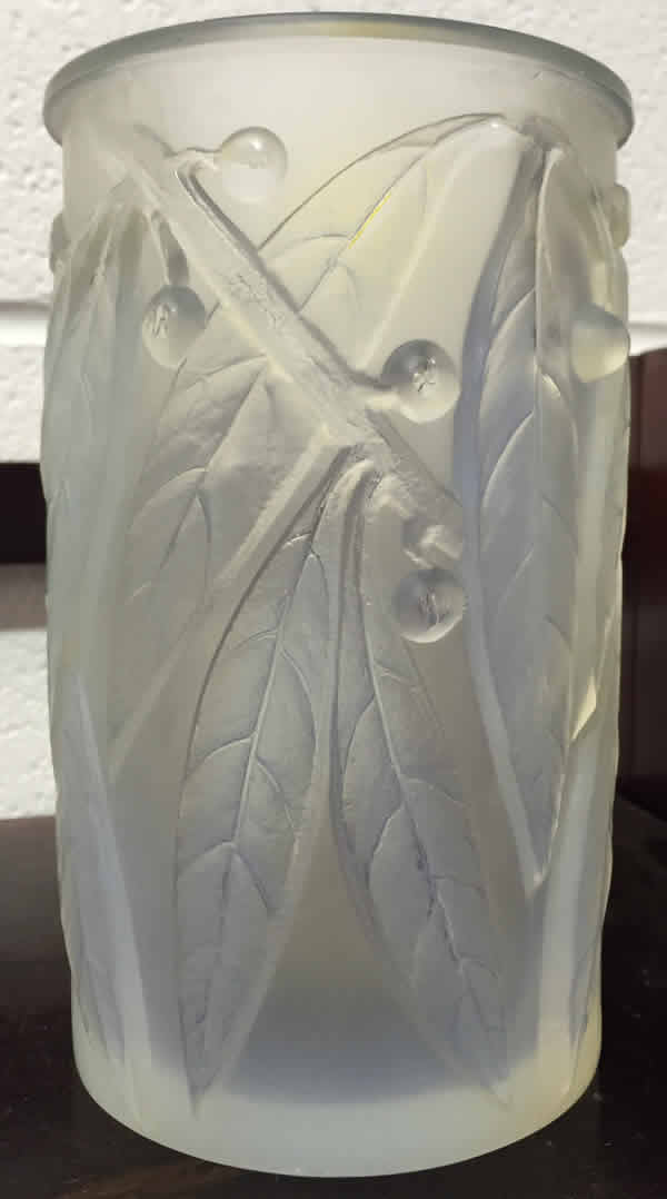 R. Lalique Laurier Vase