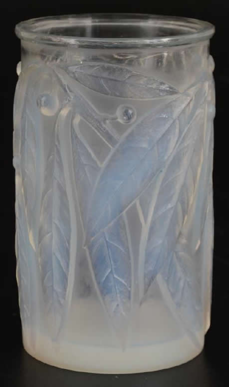 R. Lalique Laurier Vase