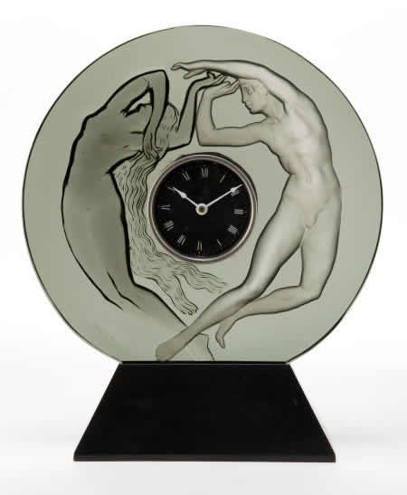 R. Lalique Le Jour Et La Nuit Clock