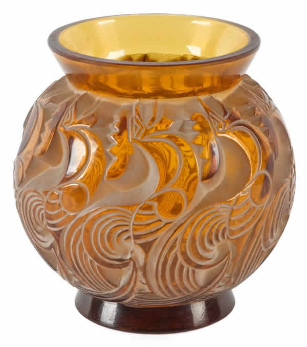 R. Lalique Le Mans Vase